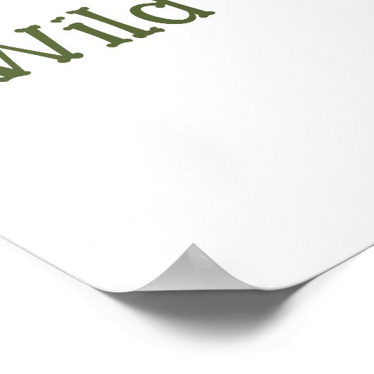 Ik werd geboren als Poster van wilde Giraffe (Hoek)