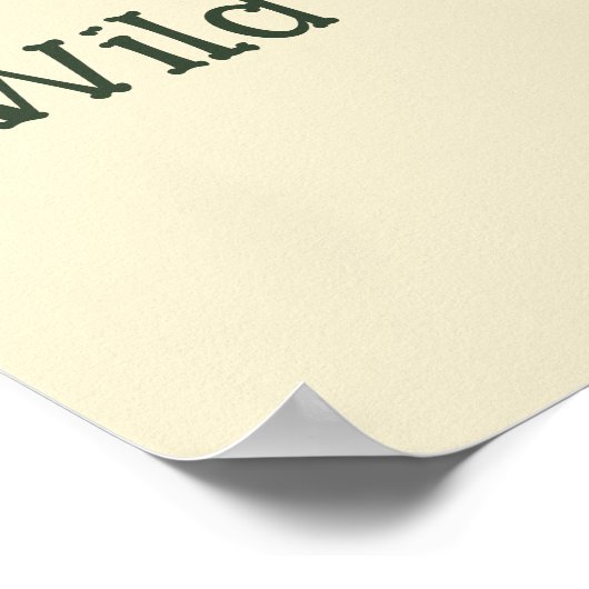 Ik werd geboren als Poster van wilde Giraffe (Hoek)