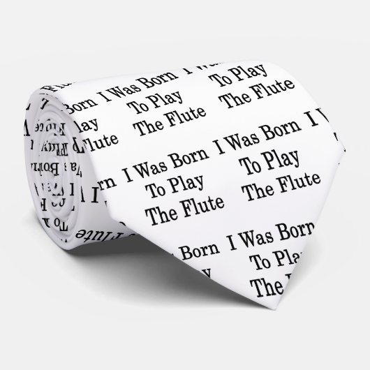 Ik werd geboren om de flank te spelen stropdas (Opgerold)