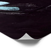 Ik werd gedood door een zwart gat | AI Art Poster (Hoek)