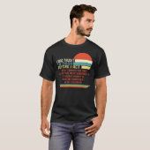 Ik werd geleerd om te denken voordat ik Shirt acte (Voorkant volledig)