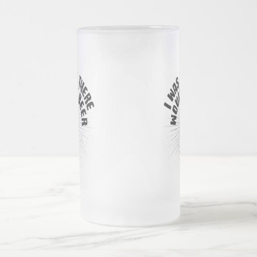 Ik werd gezegd dat er bier zou zijn matglas bierpul (Center)