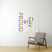 Ik werd homo en trots wandkleed (In Situ (horizontaal))