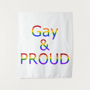 Ik werd homo en trots wandkleed