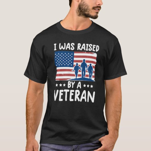 ik werd ontzet door een veteranenzoon dochter c t-shirt (Voorkant)