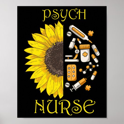 Ik werd psychiatrisch verpleegkundige psychiatrisc poster (Voorkant)