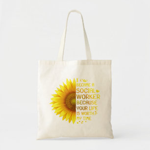 Ik werd sociaal werker tote bag