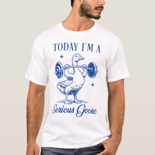 Ik werd te gekke, Funny Goose, ganzenmeme, T-shirt