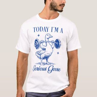 Ik werd te gekke, Funny Goose, ganzenmeme, T-shirt