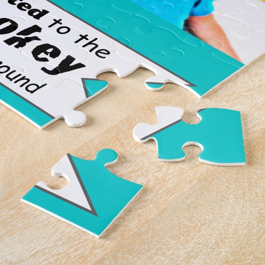 Ik werd toegewezen aan de Hokey Pokey Typografie Q Legpuzzel (Zijkant)