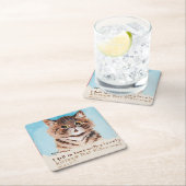 Ik werd verliefd op een lieve kitten (ik zelf) kartonnen onderzetters (Insitu)