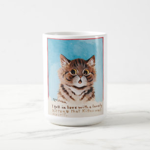 Ik werd verliefd op een lieve kitten (ik zelf) koffiemok