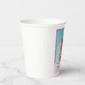 Ik werd verliefd op een lieve kitten (ik zelf) papieren bekers (Rechts)