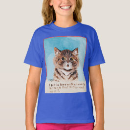 Ik werd verliefd op een lieve kitten (ik zelf) t-shirt