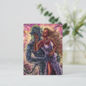 Ik werd verliefd op een Zee Feestdagenkaart (Staand voorkant)