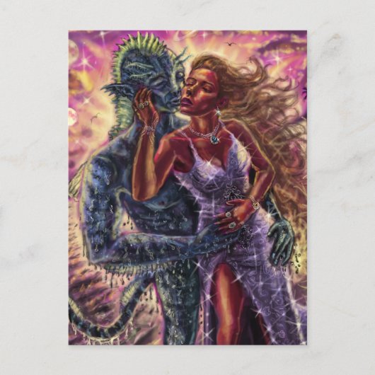 Ik werd verliefd op een Zee Feestdagenkaart (Voorkant)