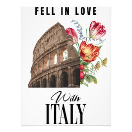 Ik werd verliefd op Italië Foto Afdruk