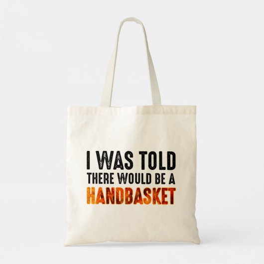 Ik werd verteld dat er een handmandje zou zijn. tote bag (Achterkant)