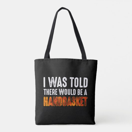 Ik werd verteld dat er een handmandje zou zijn. tote bag (Achterkant)