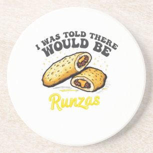 Ik werd verteld dat er een runzas Funny Food zou z Zandsteen Onderzetter