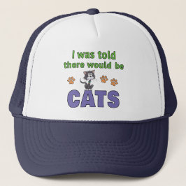 Ik werd verteld dat er KATTEN zouden zijn Trucker Pet