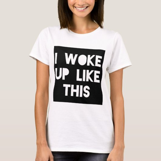 Ik werd wakker als deze grafische voorstelling t-shirt (Voorkant)
