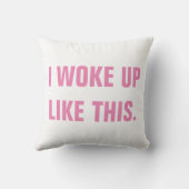 Ik werd wakker als een grappig kussen van humor. (Achterkant)