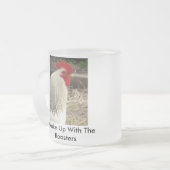 Ik werd wakker met de roebels matglas koffiemok (Voorkant links)