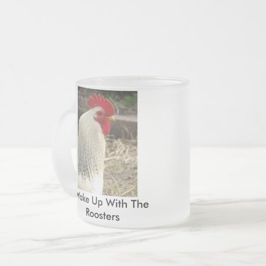 Ik werd wakker met de roebels matglas koffiemok (Voorkant links)