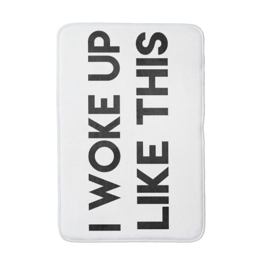 Ik werd zo wakker | Citaat van franje Badmat (Voorkant Verticaal)