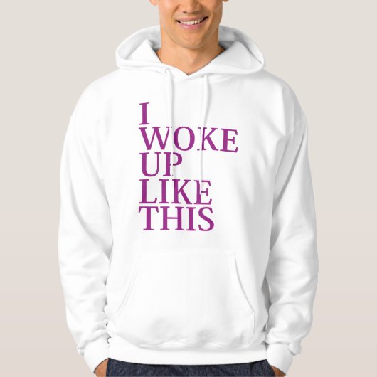 Ik werd zo wakker hoodie (Voorkant)