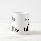 "Ik werd zo wakker." Koffiemok (Center)