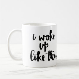 "Ik werd zo wakker." Koffiemok