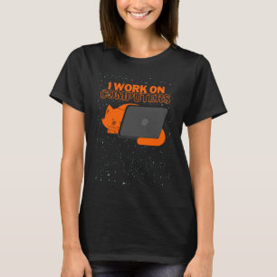 Ik werk aan computers als ik programmeur ben t-shirt