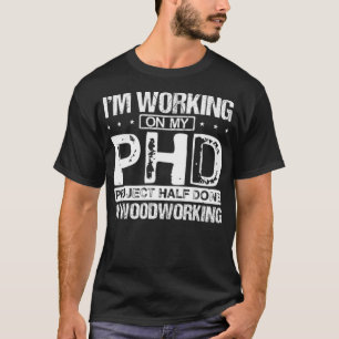 Ik werk aan m'n bagel grappige archeologie. t-shirt