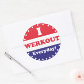 Ik werk alledaagse Stickers (Envelop)