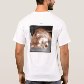 Ik werk als een hond t-shirt (Achterkant)