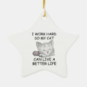 Ik werk een harde keramische versiering keramisch ornament (Achterkant)