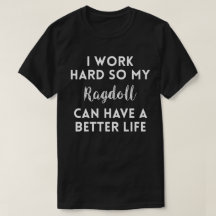 Ik werk een harde radarkat, citaat T-Shirt