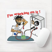 Ik werk eraan muismat (Met muis)