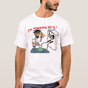 Ik werk eraan t-shirt