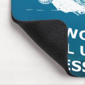 Ik werk goed onder druk (Scuba-duiken) Muismat (Hoek)