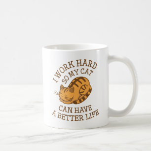 Ik werk hard koffiemok