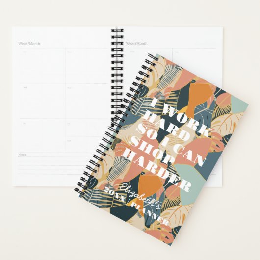 Ik werk hard planner (Display)