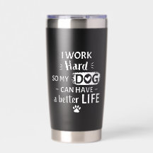 Ik Werk Hard Voor Mijn Hond Funny Dog Lover Cadeau