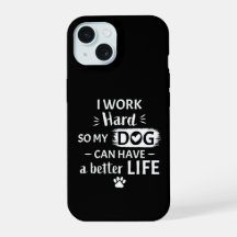 Ik Werk Hard Voor Mijn Hond Funny Dog Lover Cadeau