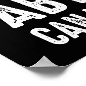 Ik werk hard zodat mijn Abessijn een beter leven k Poster (Hoek)