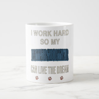 Ik Werk Hard Zodat Mijn British Shorthair Kan Drom Grote Koffiekop