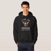 Ik werk hard zodat mijn Chihuahua een beter leven  Hoodie (Voorkant volledig)