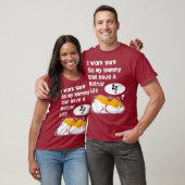 Ik werk hard zodat mijn dichter Hamster een T-shirt (Unisex)